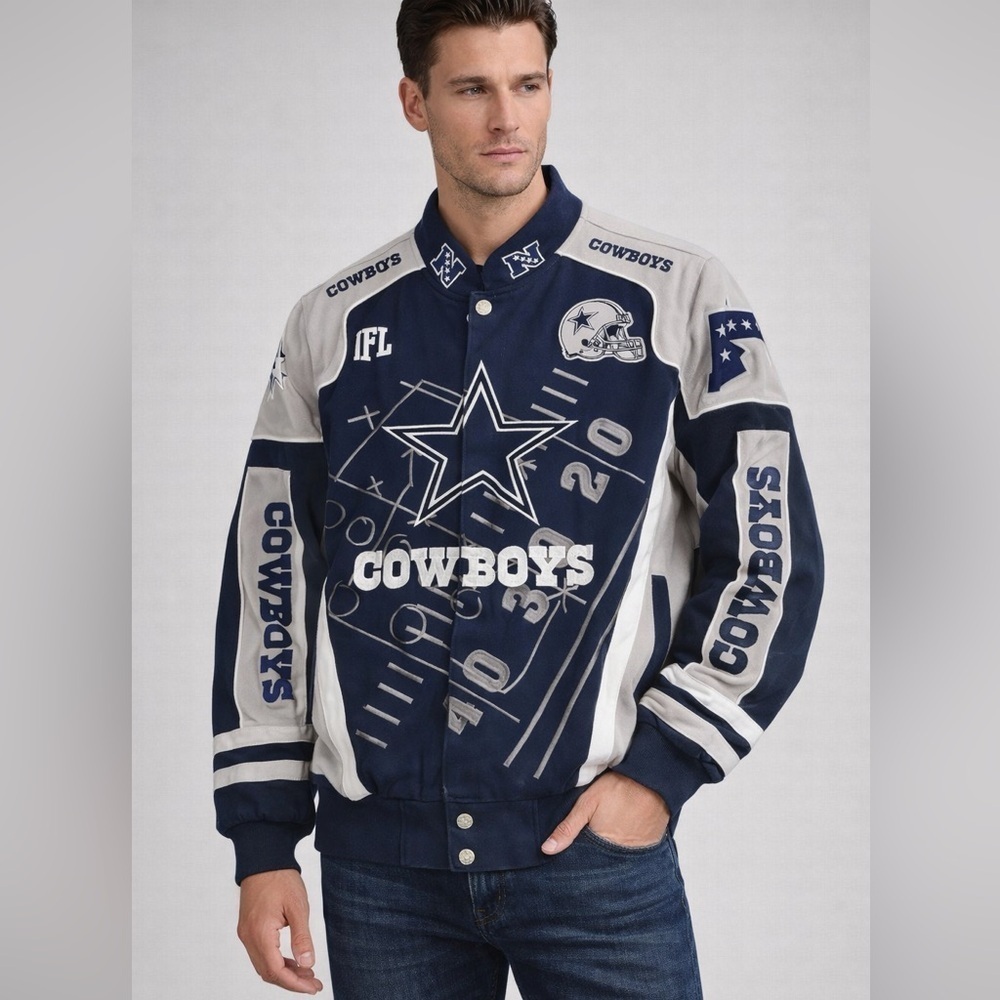Vintage Rare Y2K Dallas Cowboys Jacket Small